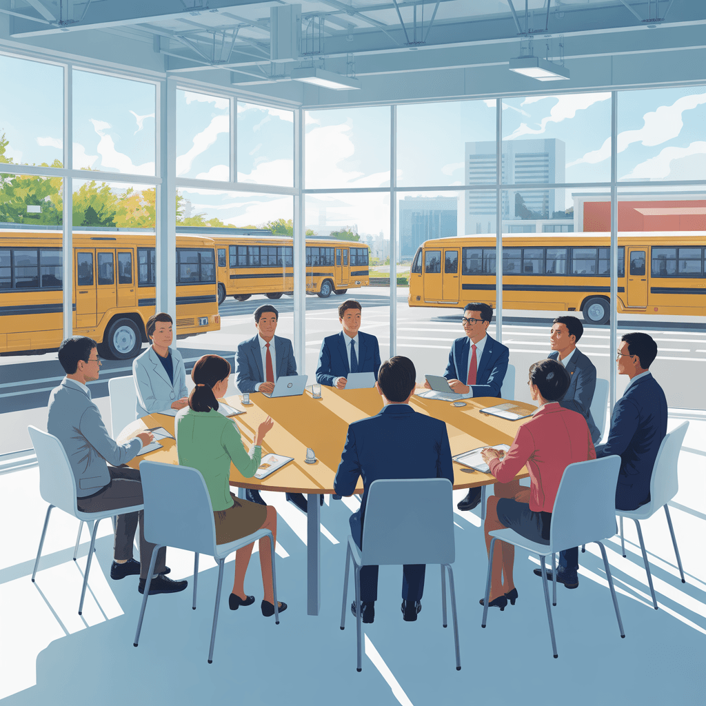 Shuttlebee team and operators